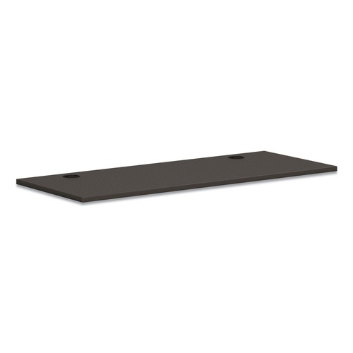 Office Electronics & Batteries | HON HLPLRW6024.LSL1 60 in. x 24 in. Rectangular Mod Worksurface - Slate Teak image number 0