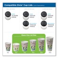 Cups and Lids | Dixie 5338CDWR PerfecTouch Individually Wrapped 8 oz.Paper Hot Cups - Coffee Haze Design (50/Sleeve, 20 Sleeves/Carton) image number 4