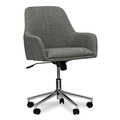 Office Chairs | Alera ALEWS4241 18.9 in. to 22.24 in. Seat Height Mid-Century Task Chair Supports Up to 275 lb - Gray Seat/Gray Back image number 0
