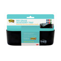 Office Presentation Supplies | Post-it DEFTRAY 8.5 in. x 3 in. x 5.25 in. Dry Erase Accessory Tray - Black image number 2