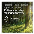 Paper Towels and Napkins | Kleenex 54271 Soothing Lotion 3-Ply Facial Tissue - White (1620/Carton) image number 8