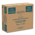 Cups and Lids | Dart DLR626 PET Dome Lids for 16 - 24 oz. Cold Cups - Ultra Clear (100/Pack) image number 0