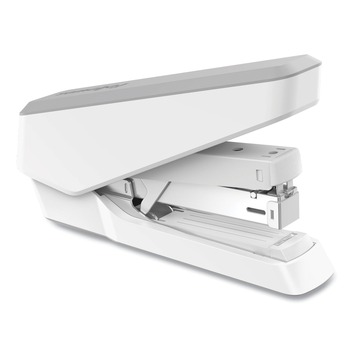 Fellowes Mfg Co. 5014501 LX870 EasyPress 40-Sheet Capacity Stapler with Antimicrobial Protection - Gray/White