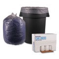  | Boardwalk X7658DCKR01 38 in. x 58 in. 60 gal. 1.4 mil Low Density Can Liners - Clear (100/Carton) image number 1