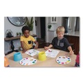 Arts & Crafts Supplies | Prang X94010 Stable Water Pot Set, 8 oz, Assorted Colors, 6/Pack image number 3