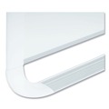 White Boards | MasterVision MVI030205 36 in. x 24 in. Gold Ultra Magnetic Dry Erase Boards - White Surface, White Aluminum Frame image number 3