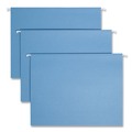 Back to School Sale | Smead 64060 Colored Hanging File Folders with 1/5 Cut Tabs - Letter, Blue (25/Box) image number 0