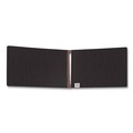 File Folders | Oxford 71606 8.5 in. x 14 in. 2 in. Capacity Two-Prong Metal Fastener Pressboard Report Cover with Reinforced Top Hinge - Black image number 4