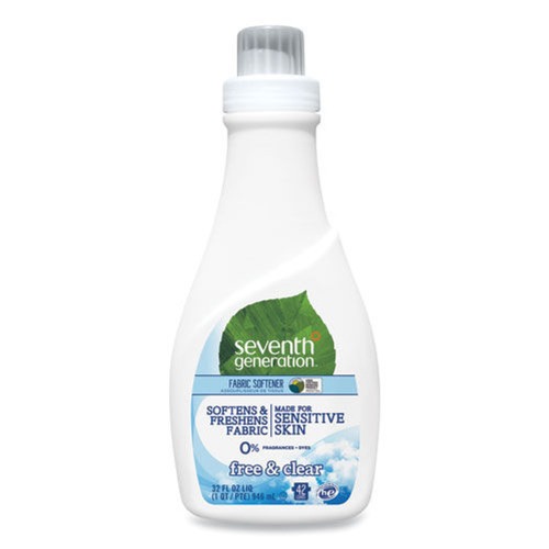 Laundry Detergents | Seventh Generation SEV 22833 32 oz. Natural Liquid Fabric Softener (6/Carton) image number 0