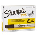 Permanent Markers | Sharpie 1794224 Durable Metal Barrel Permanent Marker with Broad Chisel Tip - Black (1-Dozen) image number 1