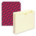 File Folders | Smead 75560 2-Ply Straight Tab Letter Size File Jackets - Manila (50/Box) image number 3