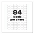 Labels | Avery 60535 PermaTrack 0.5 in. x 1 in. Laser Printers Destructible Asset Tag Labels - White (672/Pack) image number 5