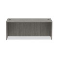 Office Desks & Workstations | Alera ALEVA217236GY 71 in. x 35.5 in. x 29.63 in. Valencia Series Straight Front Desk Shell - Gray image number 3