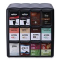 Desk Accessories & Office Organizers | FLAVIA 25200002 15.2 in. x 17.2 in. x 16.3 in. 12-Compartments Four Column Merchandiser - Black image number 5