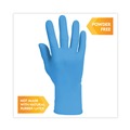 Cleaning Gloves | Ansell 54422 6 mil Thick 9.5 in. Long Powder-Free G10 2PRO Nitrile Gloves - Medium, Blue (100/Box, 10 Boxes/Carton) image number 4