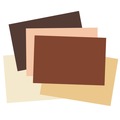 Art & Craft Paper | Pacon P102950 Tru-Ray 12 x 18 70 lb. Text Weight Construction Paper - Assorted Skin Tone Colors (50/Pack) image number 1