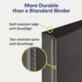 Binders | Avery 05234 3 Slant Rings 0.5 in. Capacity 11 in. x 8.5 in. Heavy-Duty Non Stick View Binder with DuraHinge - White image number 3
