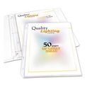 Sheet Protectors | C-Line 62020 3-Hole Punched Top Load 8.5 in. x 11 in. Insert Heavy-Duty High-Capacity Sheet Protectors - Clear Front (25/Box) image number 1