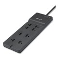 Surge Protectors | Belkin BE108000-08-CM 2500 J Home/Office Surge Protector with 8 AC Outlets and 8 ft. Cord - Black image number 3