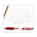 Pens | Pilot 32212 EasyTouch Fine 0.7 millimeter Retractable Ballpoint Pen - Red Ink/Clear Barrel (1-Dozen) image number 5