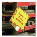 Binders | Avery 77712 11 in. x 8.5 in. 3-Ring UltraDuty Safety Data Sheet Binders with 2 in. Capacity - Yellow/Red image number 2