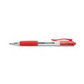 Pens | Universal UNV15532 1 mm Comfort Grip Retractable Ballpoint Pen - Medium, Red (1 Dozen) image number 3