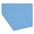 File Folders | Smead 17043 1/3-Cut Tabs Assorted Legal Size 0.75 in. Expansion Colored File Folders - Blue (100/Box) image number 3