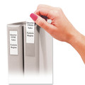 Labels | C-Line 70013 1 x 2.81 Self-Adhesive Top Load Ring Binder Label Holders - Clear (12/Pack) image number 1