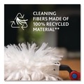 Cleaning Brushes | O-Cedar 172172CT Flex and Catch Duster Heavy-Duty Refills - White (4 Packs/Carton) image number 8