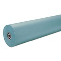 Arts & Crafts Supplies | Pacon P0063160 35 lbs. Wrapping Weight 36 in. x 1000 ft. Rainbow Duo-Finish Colored Kraft Paper - Aqua (1-Roll) image number 0