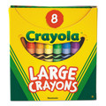 Arts & Crafts Supplies | Crayola 520080 Tuck Box Large Crayons (8/Box) image number 0