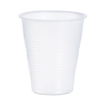 Dart Y7 7 oz. High-Impact Polystyrene Cold Cup - Translucent (25 Sleeves/Carton)