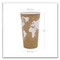  | Eco-Products EP-BHC20-WA 20 oz. World Art Renewable Compostable Hot Cups (1000/Carton) image number 2