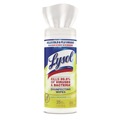 Hand Wipes | LYSOL Brand 19200-81145 7 in. x 7.25 in. 1-Ply Disinfecting Wipes - Lemon and Lime Blossom White image number 2