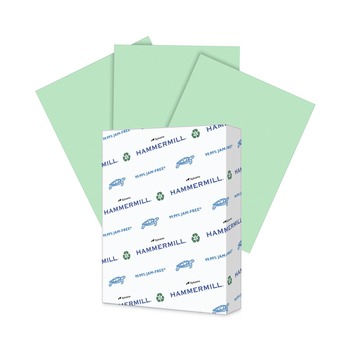 Hammermill 10336-6 Colors 20 lbs. 8.5 in. x 11 in. Print Paper - Green (500/Ream)