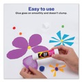 Adhesives & Glues | Avery 98073 1.27 oz Applies White and Dries Clear Permanent Glue Stic Value Pack (6/Pack) image number 4