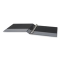 Binders | Universal UNV20741PK 11 x 8.5 1 in. Capacity Slant D-Ring View Binder, 3 Rings - Black (12/Carton) image number 4