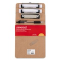 Clipboards | Universal UNV05561 1/2 in. Clip Capacity Hardboard Clipboard for 5 in. x 8 in. Sheets - Brown (6/Pack) image number 1