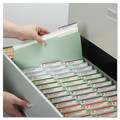 File Folders | Smead 18234 2 in. Expansion Assorted 1/3-Cut Tabs Legal Size Expanding Recycled Heavy Pressboard Folders - Gray-Green (25/Box) image number 7
