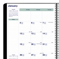 Notebooks & Pads | Blueline C1512.81T 11 in. x 9.06 in. 16-Months Sept. 2024 to Dec. 2025 Plan and Link Monthly Planner - Black Cover image number 3