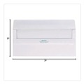 Envelopes & Mailers | Quality Park QUA11118 Redi-Seal 4.13 in. x 9.5 in. No. 10 Commercial Flap Adhesive Closure Envelope - White (500/Box) image number 3