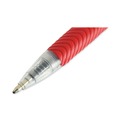 Pens | Universal UNV15532 1 mm Comfort Grip Retractable Ballpoint Pen - Medium, Red (1 Dozen) image number 5