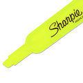 Highlighters | Sharpie 25025 Chisel Tip Tank Style Highlighters - Fluorescent Yellow Ink/Yellow Barrel (1-Dozen) image number 2