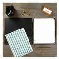 Dividers & Tabs | Avery 11582 11 in. x 8.5 in. 12-Tab Index Maker EcoFriendly Print and Apply Clear Label Dividers - White (5 Sets/Pack) image number 1