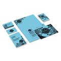 Cover & Cardstock | Astrobrights 22721 8.5 in. x 11 in. 65 lb Cover Weight Color Cardstock - Lunar Blue (250/Pack) image number 2