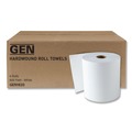Paper Towels and Napkins | GEN G2820 1-Ply 8 in. x 800 ft. Hardwound Roll Towels - White (6/Carton) image number 0
