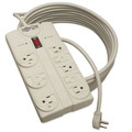 Surge Protectors | Tripp Lite TLP825 Protect It! 1,440 Joules 25 ft. Cord 8 AC Outlets Surge Protector - Light Gray image number 0