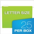 File Folders | Pendaflex 81672 1/5-Cut Tabs Letter Size Glow Hanging File Folders - Assorted Colors (25/Box) image number 3