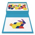 Office & Office Supplies | Junior Learning Inc JL613 Ages 3 to 4 Rainbow Pattern Blocks image number 1