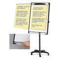 Easels | MasterVision EA48066720 29 in. x 41 in. Platinum Mobile Easel - White Surface/Black Plastic Frame image number 5